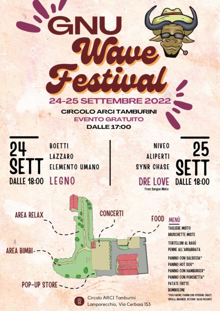 gnu wave festival locandina