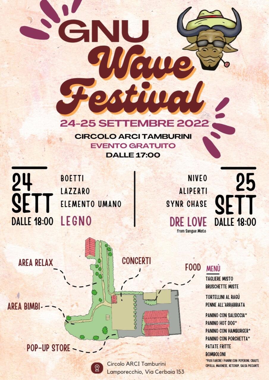 gnu wave festival locandina